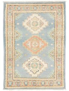 Tappeto Kazak Geometrico Azzurro Beige 80x114 Cm