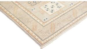 Tappeto Kazak Geometrico Grigio Chiaro Beige 152x188 Cm