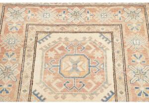 Tappeto Kazak Geometrico Avorio Rosa Antico 85x187 Cm