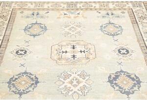 Tappeto Kazak Geometrico Avorio Blu 155x200 Cm