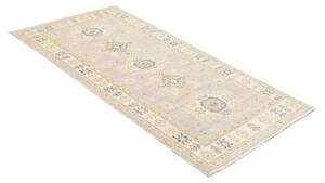Tappeto Kazak Stilizzato Grigio Chiaro Blu 92x192 Cm