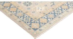 Tappeto Kazak Stilizzato Grigio Blu Avio 149x204 Cm