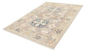 Tappeto Kazak Stilizzato Grigio Azzurro 150x204 Cm