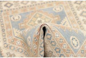 Tappeto Kazak Geometrico Celeste Beige 104x145 Cm