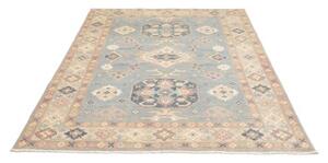 Tappeto Kazak Stilizzato Azzurro Beige 155x203 Cm