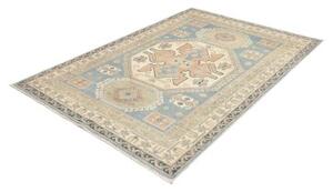 Tappeto Kazak Stilizzato Azzurro Beige 149x210 Cm