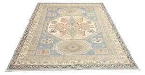 Tappeto Kazak Stilizzato Azzurro Beige 149x210 Cm