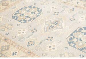 Tappeto Kazak Stilizzato Avorio Blu 150x202 Cm