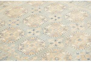 Tappeto Kazak Geometrico Celeste Beige 152x199 Cm