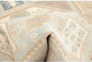 Tappeto Kazak Geometrico Celeste Beige 100x150 Cm