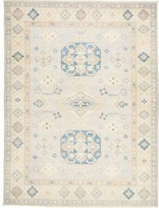 Tappeto Kazak Stilizzato Avorio Blu 150x202 Cm