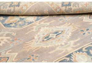Tappeto Kazak Stilizzato Grigio Azzurro 150x204 Cm