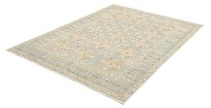 Tappeto Kazak Geometrico Celeste Beige 152x199 Cm
