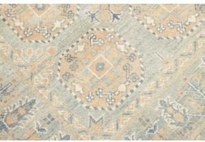 Tappeto Kazak Geometrico Celeste Beige 152x199 Cm