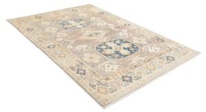 Tappeto Kazak Stilizzato Grigio Azzurro 150x204 Cm