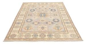 Tappeto Kazak Stilizzato Grigio Chiaro Beige 156x196 Cm