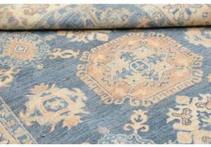 Tappeto Kazak Stilizzato Blu Beige 140x205 Cm