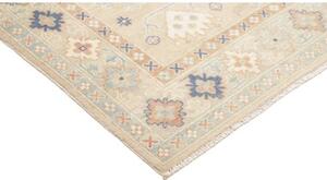 Tappeto Kazak Stilizzato Beige Blu 154x210 Cm