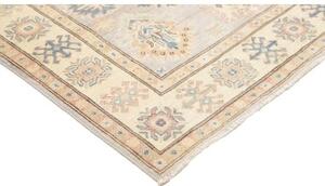 Tappeto Kazak Stilizzato Grigio Chiaro Beige 156x196 Cm
