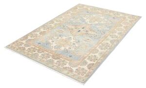 Tappeto Kazak Stilizzato Azzurro Avorio 122x175 Cm