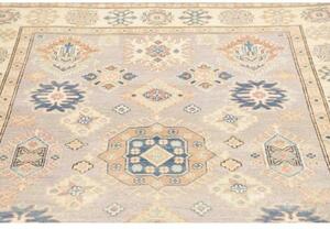Tappeto Kazak Stilizzato Grigio Chiaro Beige 156x196 Cm
