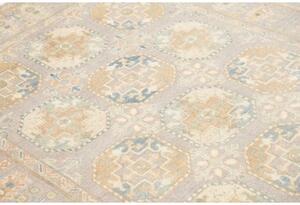 Tappeto Kazak Geometrico Grigio Chiaro Beige 144x198 Cm