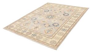 Tappeto Kazak Stilizzato Grigio Chiaro Beige 156x196 Cm