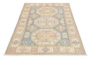 Tappeto Kazak Geometrico Azzurro Beige 102x153 Cm