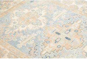 Tappeto Kazak Stilizzato Azzurro Avorio 122x175 Cm