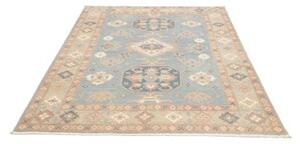 Tappeto Kazak Stilizzato Celeste Beige 155x198 Cm