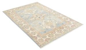 Tappeto Kazak Stilizzato Azzurro Avorio 122x175 Cm