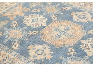 Tappeto Kazak Stilizzato Blu Beige 140x205 Cm