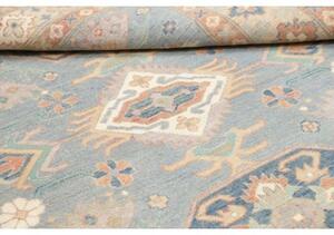 Tappeto Kazak Stilizzato Celeste Beige 155x198 Cm