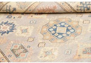 Tappeto Kazak Stilizzato Grigio Chiaro Beige 156x196 Cm