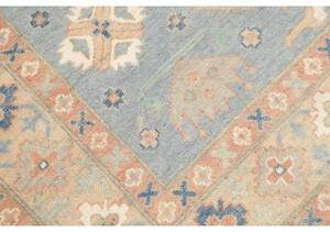Tappeto Kazak Stilizzato Celeste Beige 155x198 Cm