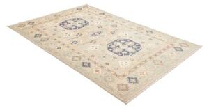 Tappeto Kazak Stilizzato Beige Blu 154x210 Cm