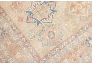 Tappeto Kazak Geometrico Avorio Rosa Cipria 152x197 Cm