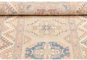 Tappeto Kazak Geometrico Beige Rosa 81x201 Cm