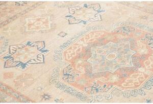 Tappeto Kazak Geometrico Avorio Rosa Cipria 152x197 Cm