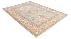 Tappeto Kazak Stilizzato Azzurro Beige 170x228 Cm