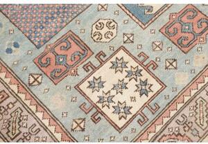 Tappeto Kazak Stilizzato Azzurro Beige 146x188 Cm