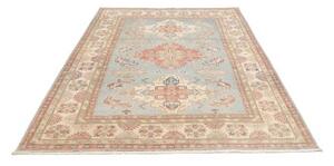 Tappeto Kazak Stilizzato Azzurro Beige 170x228 Cm