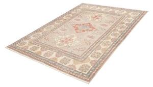 Tappeto Kazak Stilizzato Avorio Grigio 154x201 Cm