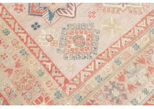 Tappeto Kazak Stilizzato Beige Rosso Mattone 168x234 Cm