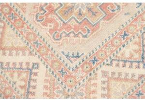 Tappeto Kazak Geometrico Beige Rosa 81x201 Cm