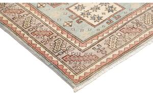 Tappeto Kazak Stilizzato Azzurro Beige 146x188 Cm