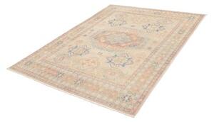 Tappeto Kazak Geometrico Avorio Rosa Cipria 152x197 Cm