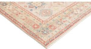 Tappeto Kazak Stilizzato Beige Rosso Mattone 168x234 Cm