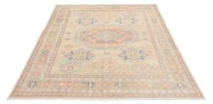 Tappeto Kazak Geometrico Avorio Rosa Cipria 152x197 Cm