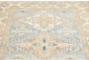 Tappeto Kazak Stilizzato Azzurro Avorio 122x175 Cm